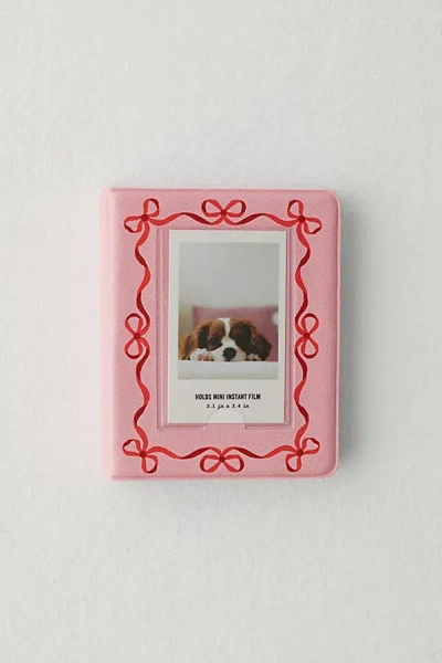 Urban Outfitters Uo Instax Photo Album In Light Red At