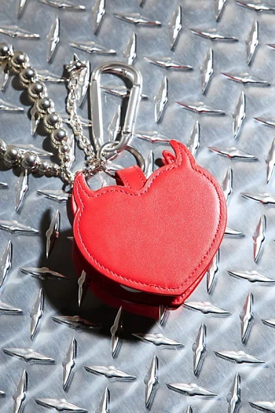 Urban Outfitters Uo Shaped Earbud Case In Red At