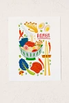 Urban Outfitters Van Huynh Ramen Noodles Art Print At  In White
