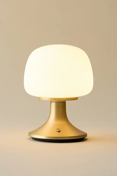 Urban Outfitters Vanessa Rechargeable Led Table Lamp In Gold At