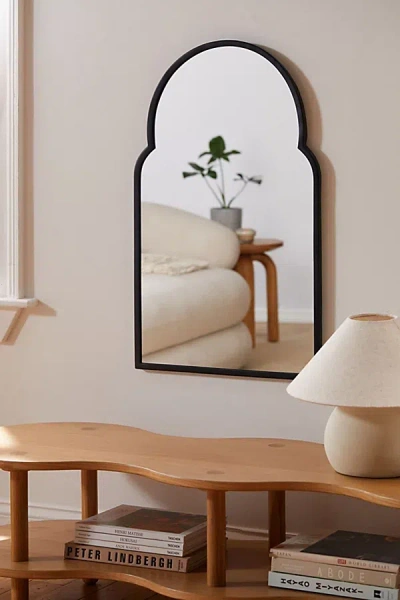 Urban Outfitters Varena Arched Large Wall Mirror In Black At