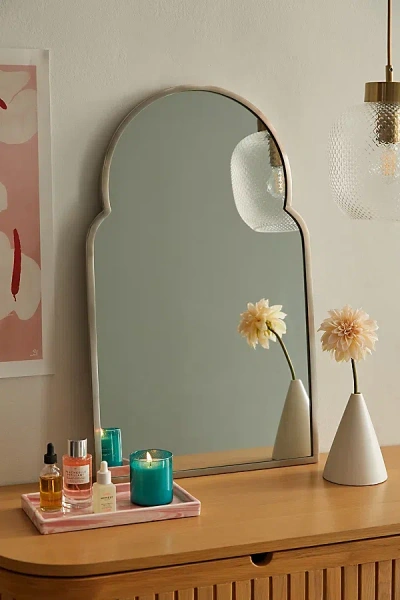 Urban Outfitters Varena Arched Large Wall Mirror In Silver At