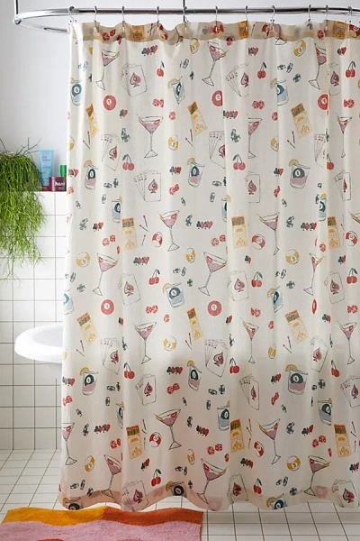 Urban Outfitters Vegas Baby Shower Curtain At  In Multi