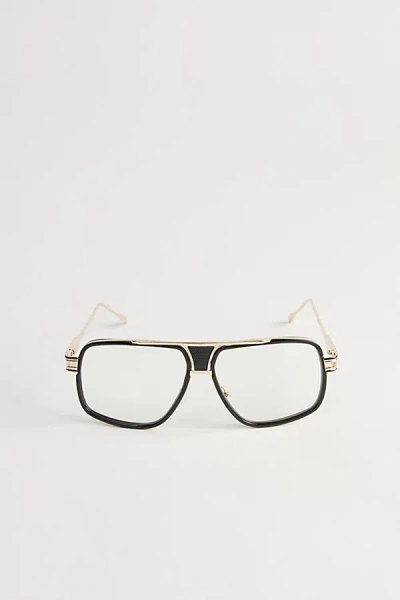 Urban Outfitters Vice Metal Aviator Readers In Gold, Men's At  In White