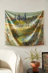 Urban Outfitters Vincent Van Gogh For Deny Garden At Arles Tapestry In Green At
