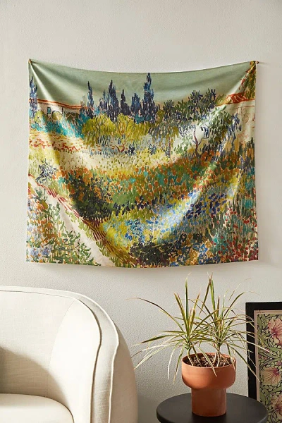 Urban Outfitters Vincent Van Gogh For Deny Garden At Arles Tapestry In Green At  In Multi
