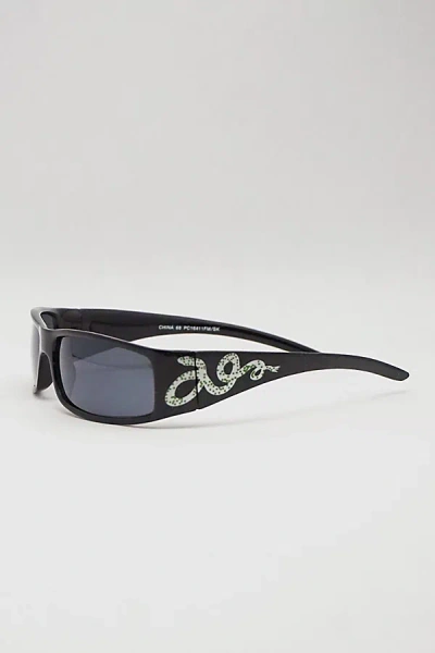 Urban Outfitters Vintage Boa Rectangle Sunglasses In Green, Women's At  In Gray