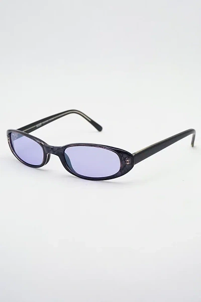 Urban Outfitters Vintage Kiss Rectangle Sunglasses In Purple, Women's At