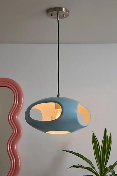 Urban Outfitters Violet Pendant Light In Light Blue At