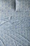 Urban Outfitters Vivian Toile Floral Sheet Set In Blue At