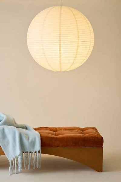 Urban Outfitters Wabi Giant Paper Lantern Pendant Light In Ivory At