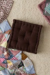 Urban Outfitters Washed Corduroy Floor Pillow In Rain Drum At  In Brown
