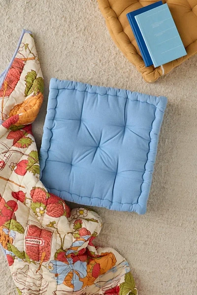 Urban Outfitters Washed Corduroy Floor Pillow In Sky Blue At