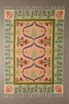 Urban Outfitters Waverly Floral Screen Printed Rug In Orange At