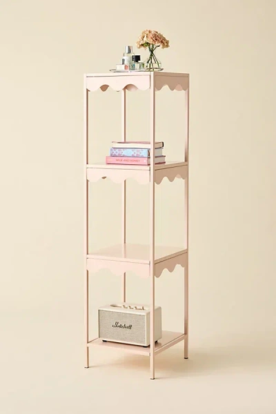 Urban Outfitters Wiggle 3-tier Metal Storage Shelf In Pink At