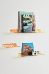 Urban Outfitters Wiggle Edge Acrylic Wall Shelf In Blue Iridescent At