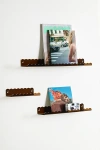 Urban Outfitters Wiggle Edge Acrylic Wall Shelf In Brown At