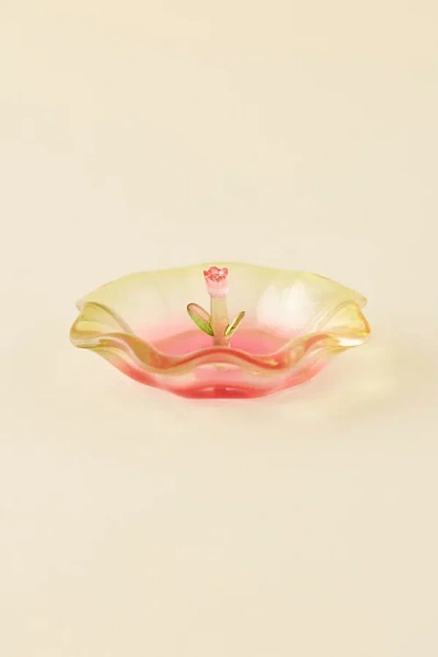 Urban Outfitters Wiggle Floral Resin Catch-all Dish In Floral At  In Multi