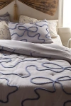 Urban Outfitters Wild Bows Tufted Comforter In Blue At