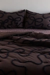 Urban Outfitters Wild Bows Tufted Comforter In Charcoal At