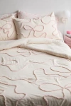 Urban Outfitters Wild Bows Tufted Comforter In Pink At  In Animal Print