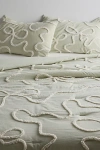 Urban Outfitters Wild Bows Tufted Sham Set In Sage At  In Green