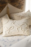 Urban Outfitters Wild Bows Tufted Sham Set In Ivory At