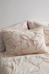 Urban Outfitters Wild Bows Tufted Sham Set In Pink At