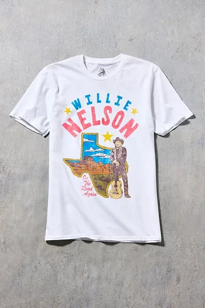 Urban Outfitters Willie Nelson On The Road Graphic Tee In White, Men's At