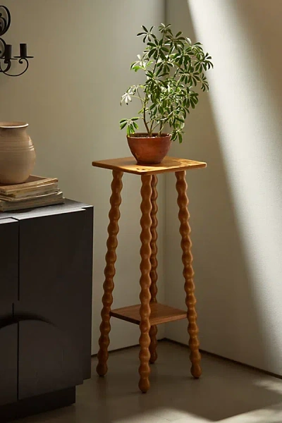 Urban Outfitters Willow Tall Wood Side Table In Natural At