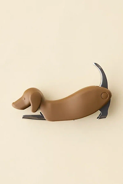 Urban Outfitters Winer Dog Shaped Corkscrew & Bottle Opener In Dark Brown At