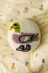 Urban Outfitters Woodland Animal Tufted Throw Pillow In Duck In Boots At  In Multi