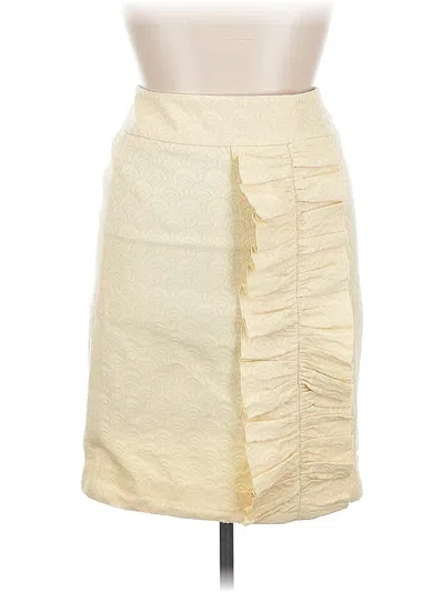 Pre-owned Urban Outfitters Wool Skirt In Yellow