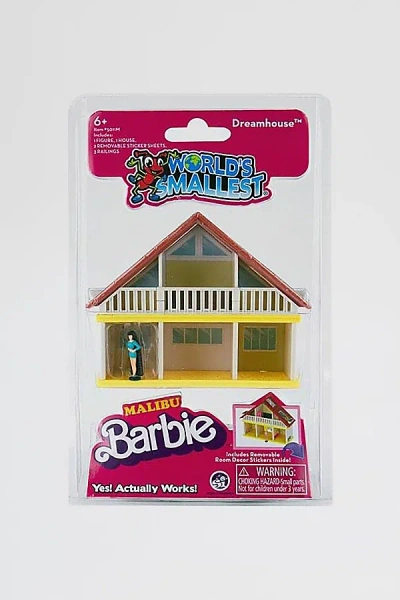 Urban Outfitters Worlds Smallest Barbie Malibu Dream House In Pink At  In Multi