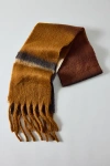 Urban Outfitters Woven Long Striped Scarf In Brown, Men's At