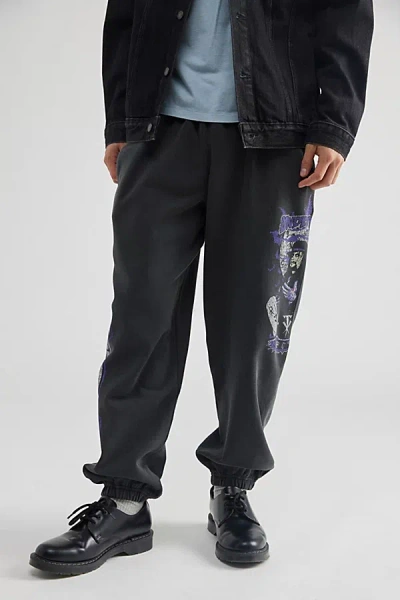 Urban Outfitters Wwe Wrestlemania '24 Undertaker Sweatpant In Washed Black, Men's At