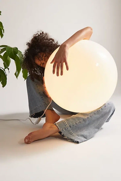 Urban Outfitters Xl Globe Floor Lamp In White At