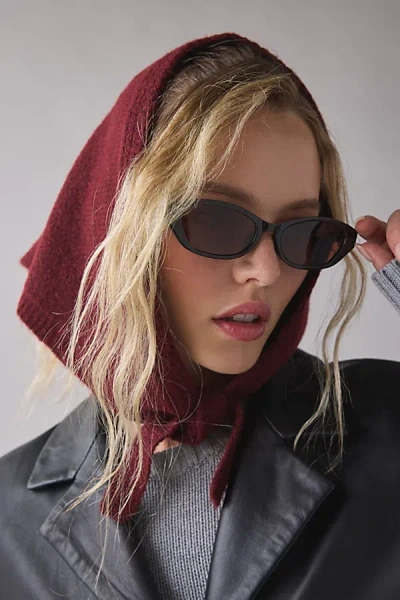 Urban Outfitters Xoia Oval Sunglasses In Brown, Women's At  In Black