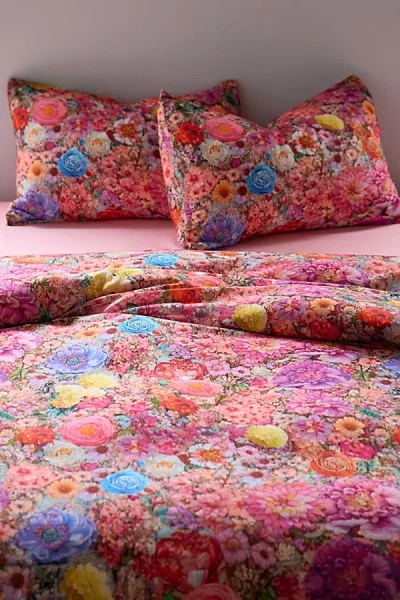 Urban Outfitters Yara Tiny Scenes Floral Duvet Cover At  In Pink