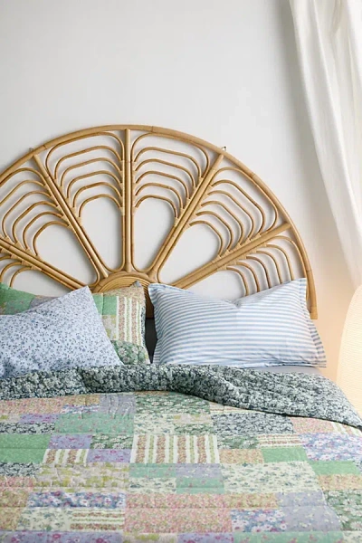Urban Outfitters Zahra Arch Rattan Floating Headboard In Natural At  In Brown