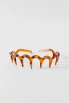 Urban Outfitters Zig Zag Headband In Brown, Women's At  In Brown