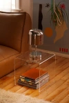 Urban Outfitters Zion Acrylic Side Table In Clear At