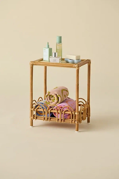 Urban Outfitters Zoe Looping Rattan Storage Side Table In Natural At