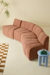 Urban Outfitters Zoey Modular Sofa In Rust At