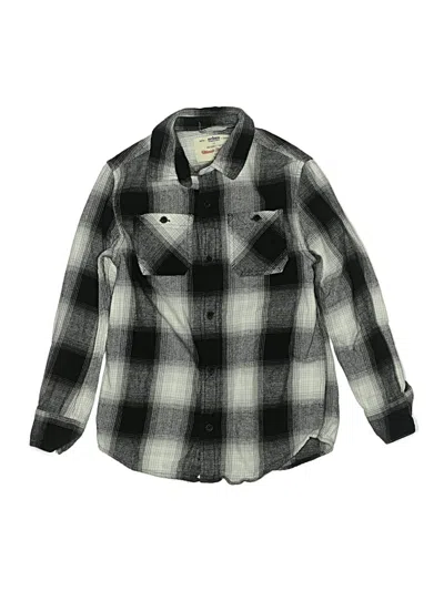 Pre-owned Urban Pipeline Kids' Long Sleeve Button Down Shirt In Gray