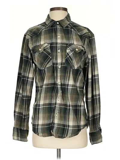 Pre-owned Urban Pipeline Long Sleeve Button Down Shirt In Green