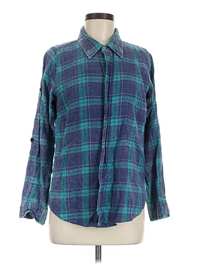 Pre-owned Urban Renewal Long Sleeve Button Down Shirt In Blue