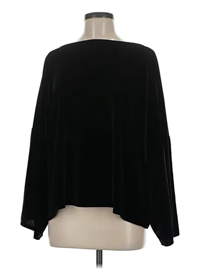 Pre-owned Urban Renewal Long Sleeve Top Black Boatneck Tops