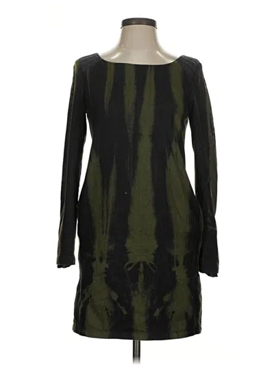 Pre-owned Urban Renewal Long Sleeve Top Green Boatneck Tops