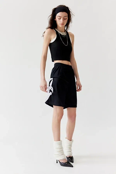 Urban Renewal Remade Bow Basketball Short In Black, Women's At Urban Outfitters